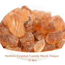 Amber Crystal Candy Rock Sugar 2lbs